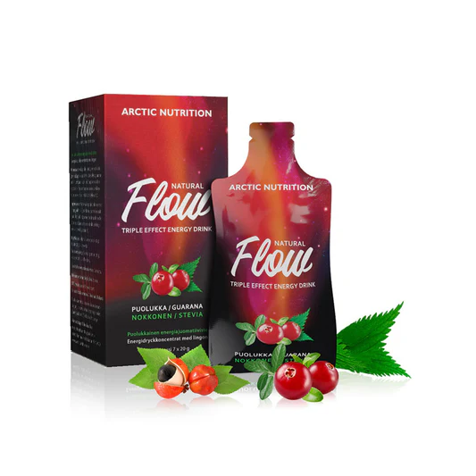 Flow Puolukka energiajuoma